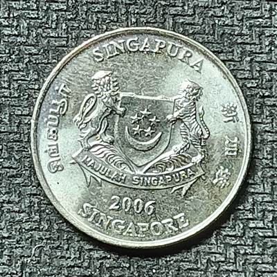 逸泉钱币2026第十九场世界钱币纪念币B2310-2754 2424新加坡2006年20分