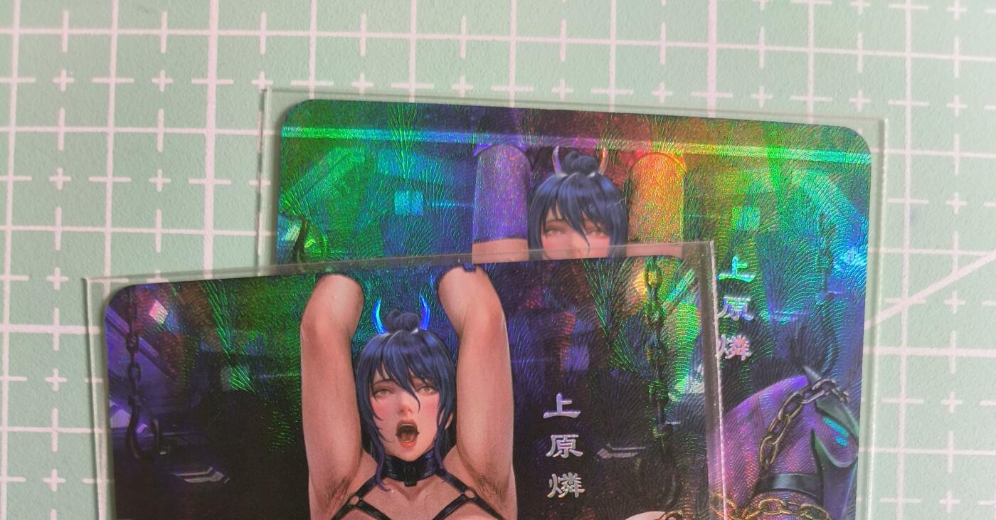 C先生卡牌 第27期 持续收拍品中…零手续费代拍 【彩闪】嘎嘎鸭《仙沉之刻》上原燐 双服饰 艺术