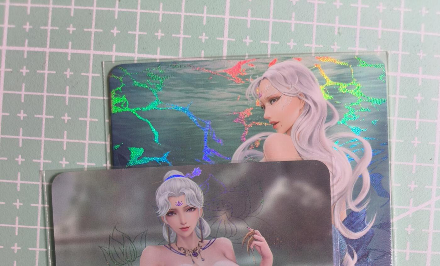 C先生卡牌 第27期 持续收拍品中…零手续费代拍 【彩闪】墨卡文化《古风系列》2张 艺术