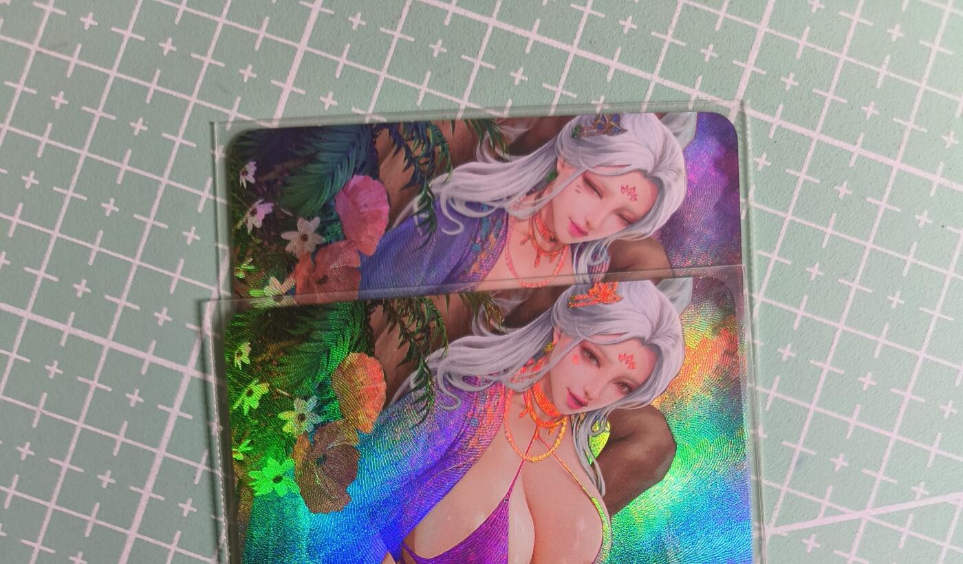 C先生卡牌 第27期 持续收拍品中…零手续费代拍 【彩闪】嘎嘎鸭《妙音坊》 双服饰2张  艺术