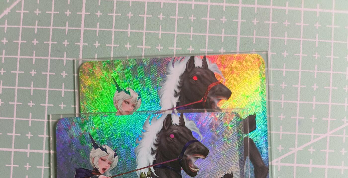 C先生卡牌 第27期 持续收拍品中…零手续费代拍 【彩闪】嘎嘎鸭《卡通人物》赤兔马 双服饰 艺术