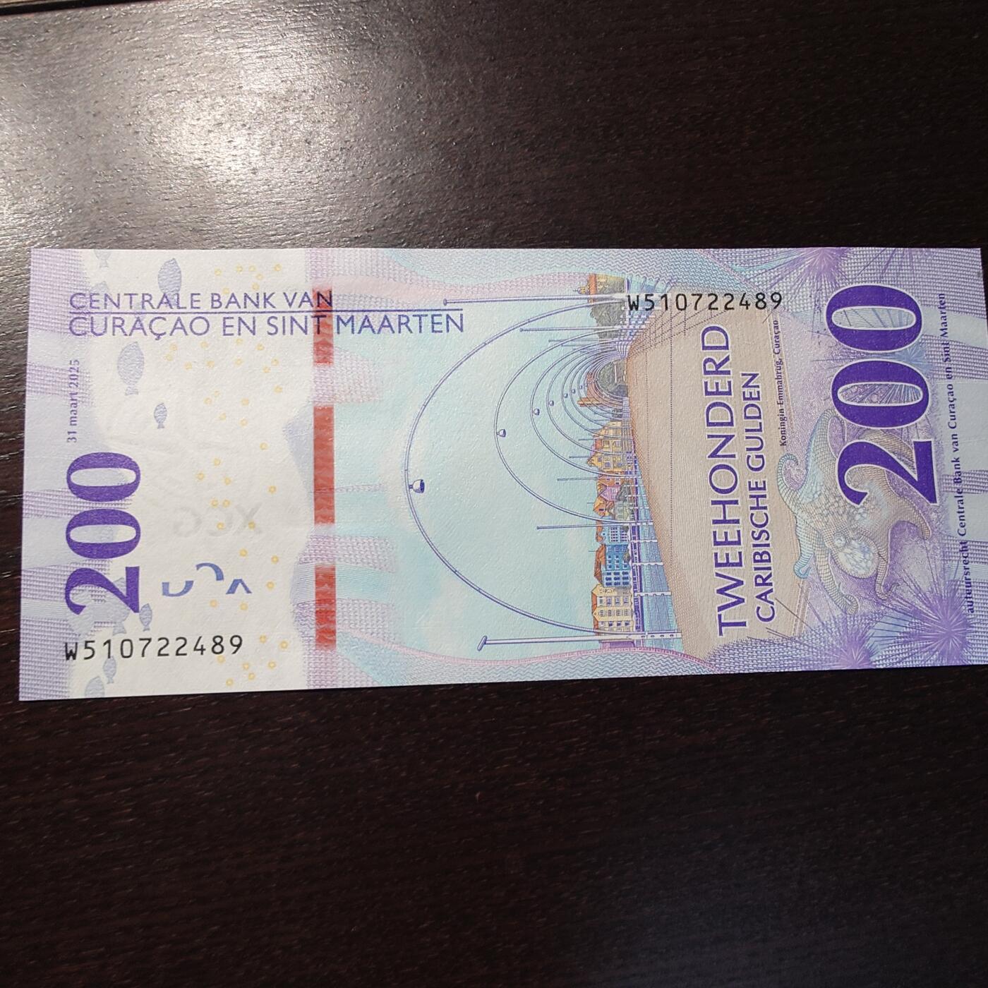 世界钱币～微拍第245期暨2026年第26期  新货卖剩品种部分上架提供选购【有看中的就一开始就出价，别为了晚付几天押金拖到最后，这里没出价的只要群里卖掉了就会撤】 2025年库拉索和圣马丁200 全新绝品尾号489