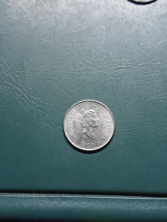 松南世界钱币——260420 加拿大25分纪念币