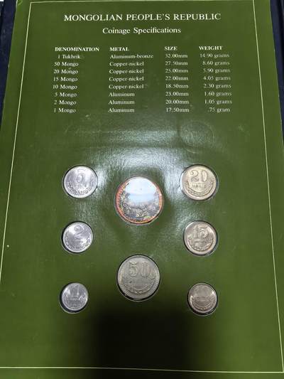 长老汇马年精选第十八场拍卖 美国富兰克林造币厂包装蒙古8枚币邮币卡（2）