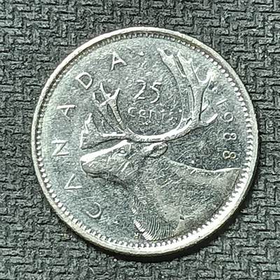 逸泉钱币2026第十九场世界钱币纪念币B2310-2754 2407加拿大1988年25分