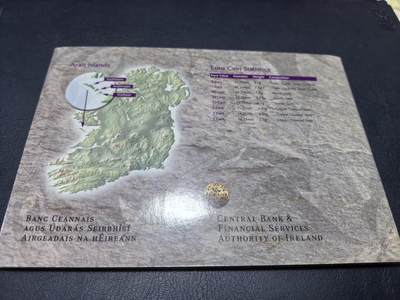 长老汇马年精选第十八场拍卖 2007爱尔兰阿伦岛欧元官方8枚套币，卡装