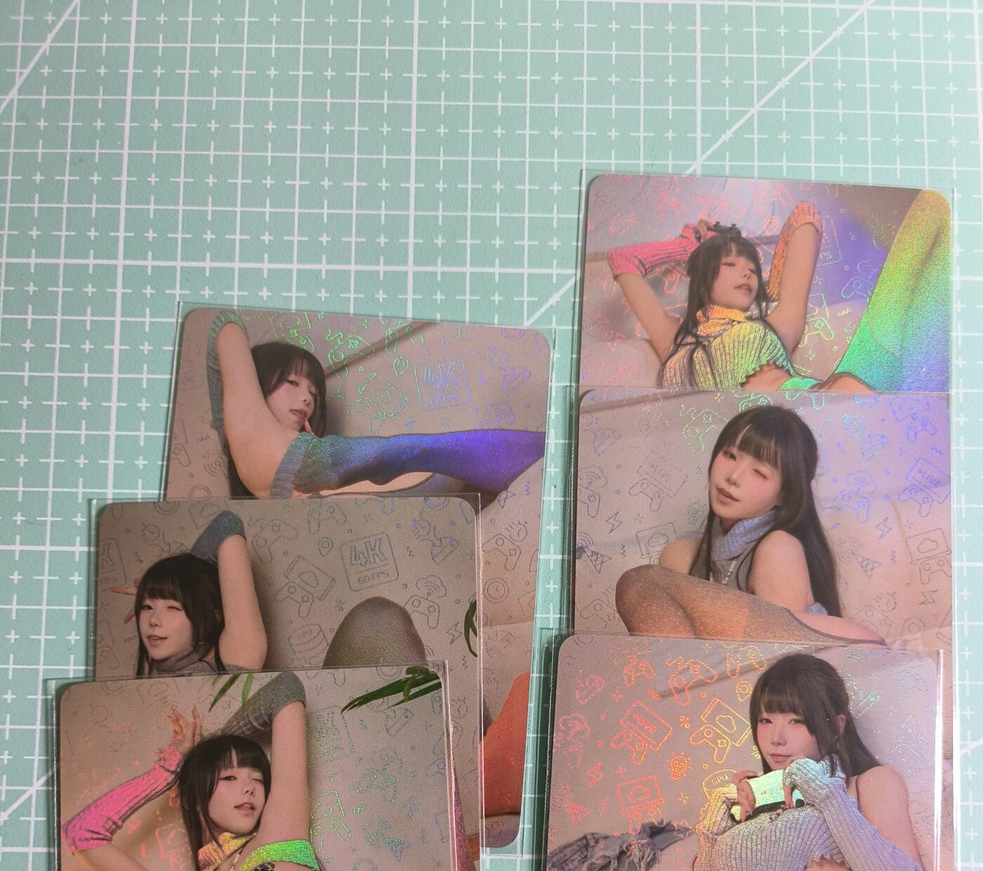 C先生卡牌 第27期 持续收拍品中…零手续费代拍 【彩闪】墨卡文化《Cosplay 系列》6张套 艺术