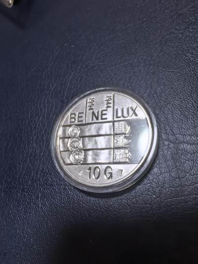 长老汇马年精选第十九场拍卖 荷兰1994年10盾精制银币 Benelux（比荷卢结盟）50年 720银15克 发行量：约4万枚 盒证全