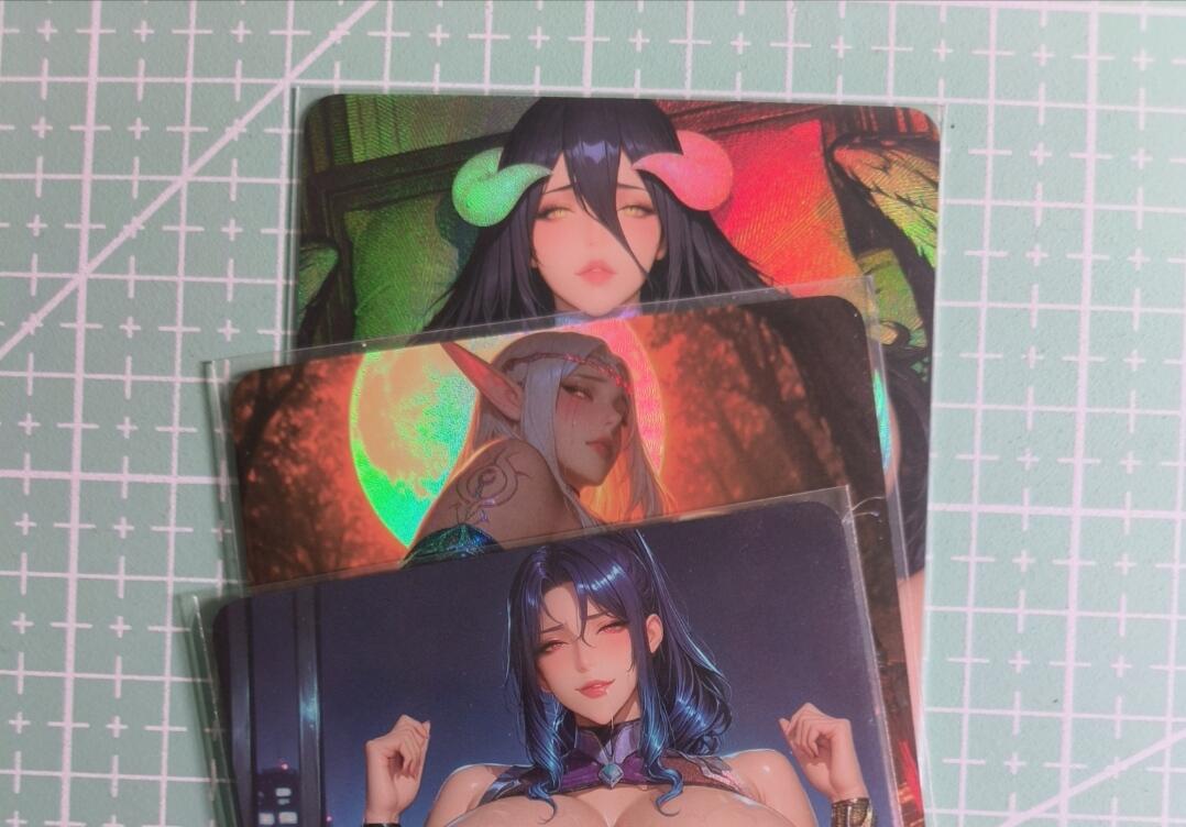 C先生卡牌 第27期 持续收拍品中…零手续费代拍 【彩闪】墨卡文化《大雷芳华》主套 3张 艺术