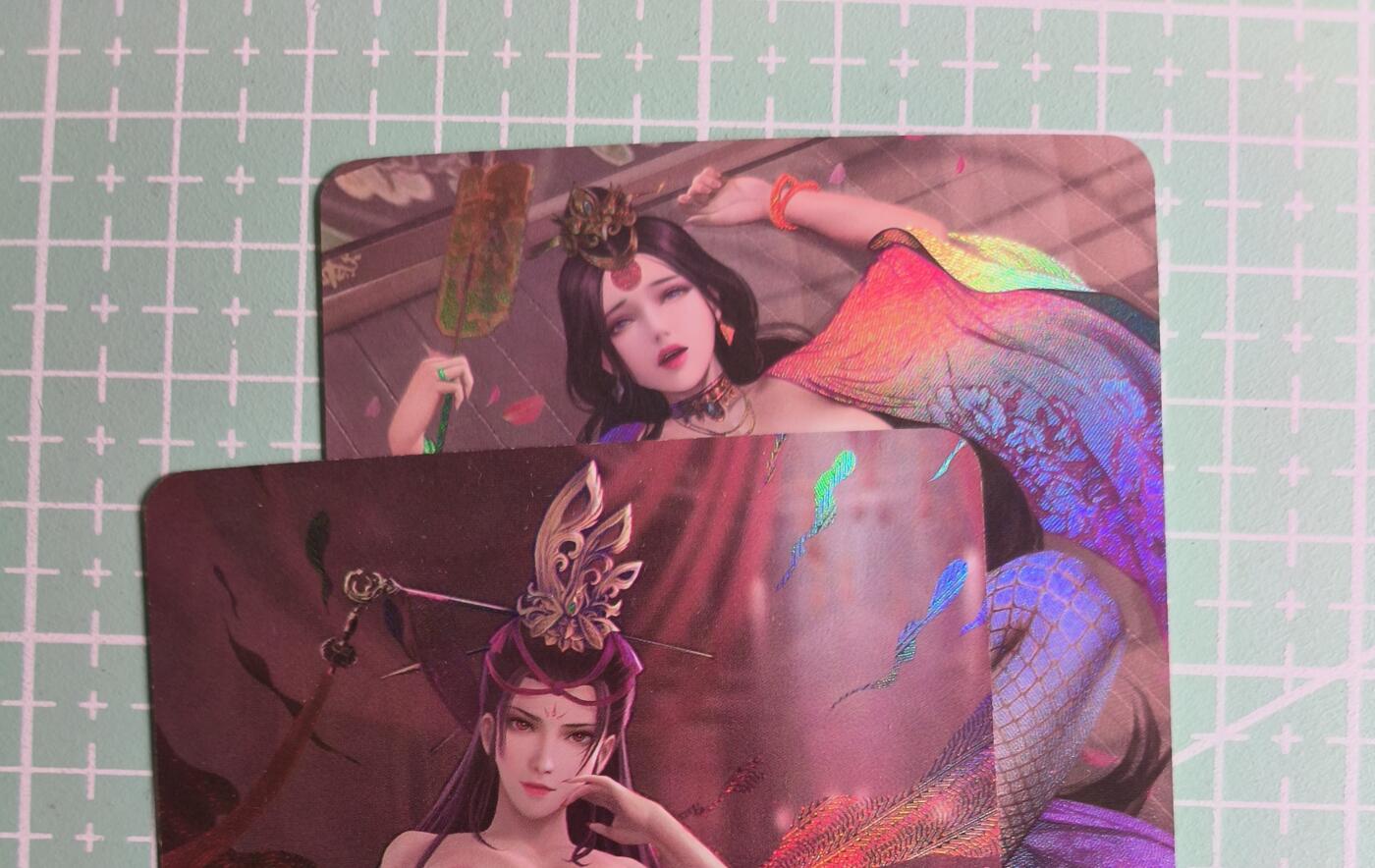 C先生卡牌 第27期 持续收拍品中…零手续费代拍 【彩闪】墨卡文化《古风系列》2张 艺术