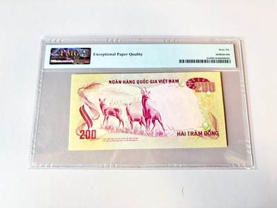 【Blue Auction】世界纸币精拍第811期——18级TOP拍卖/信誉/品质/专业/高效💫 南越 1972年200盾 PMG66EPQ 