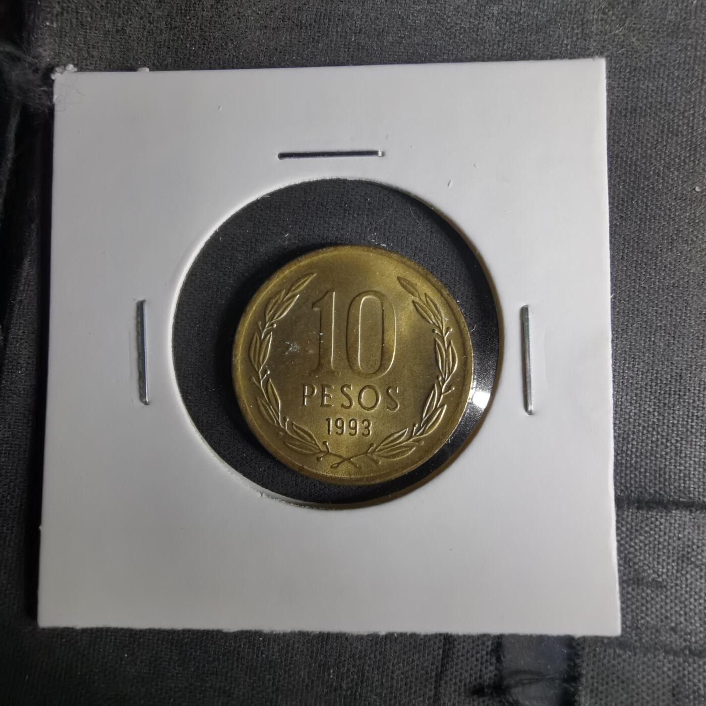 沼泽如烟--第1057场 智利1993年10比索