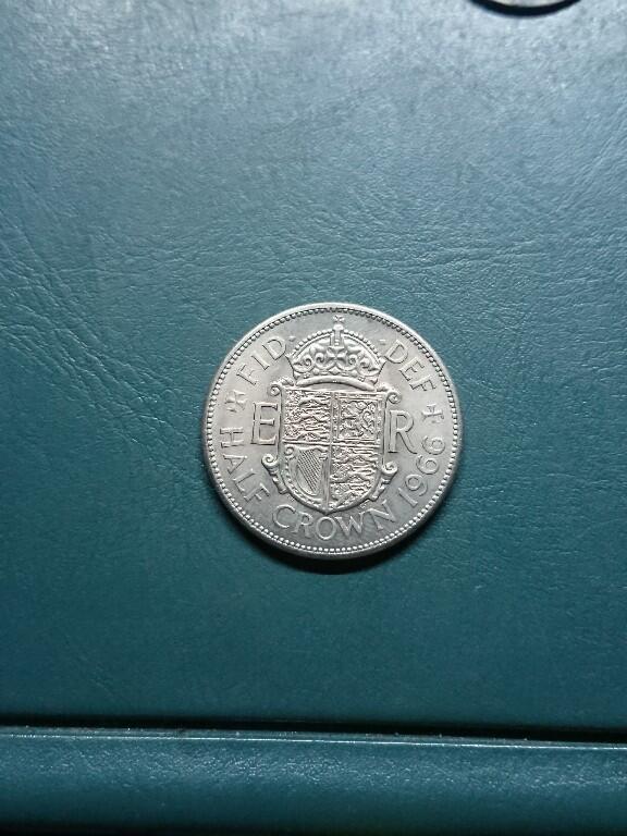 松南世界钱币——260420 英国1/2克朗镍币