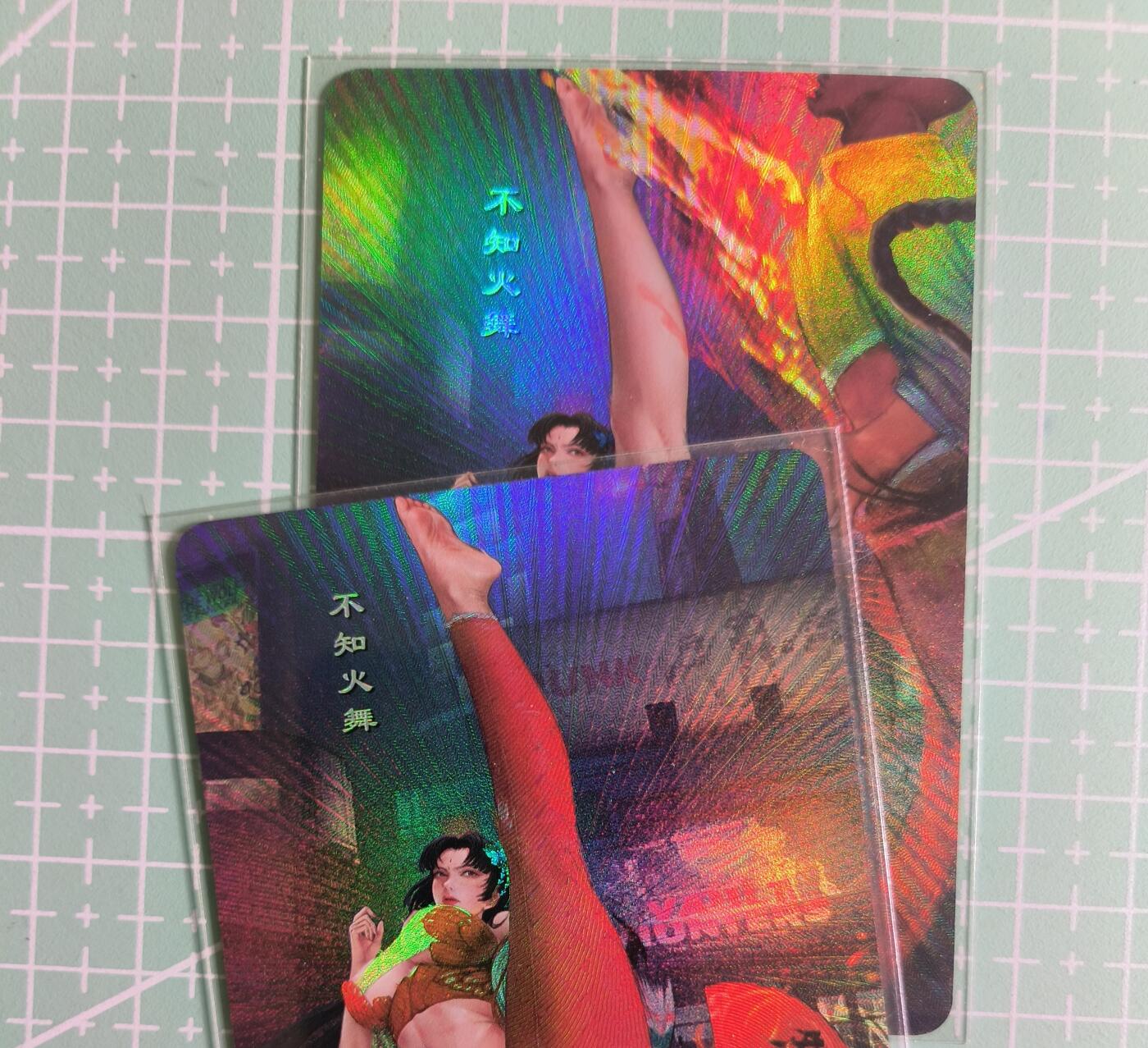 C先生卡牌 第27期 持续收拍品中…零手续费代拍 【彩闪】嘎嘎鸭《卡通人物》不知火舞 双服饰 艺术