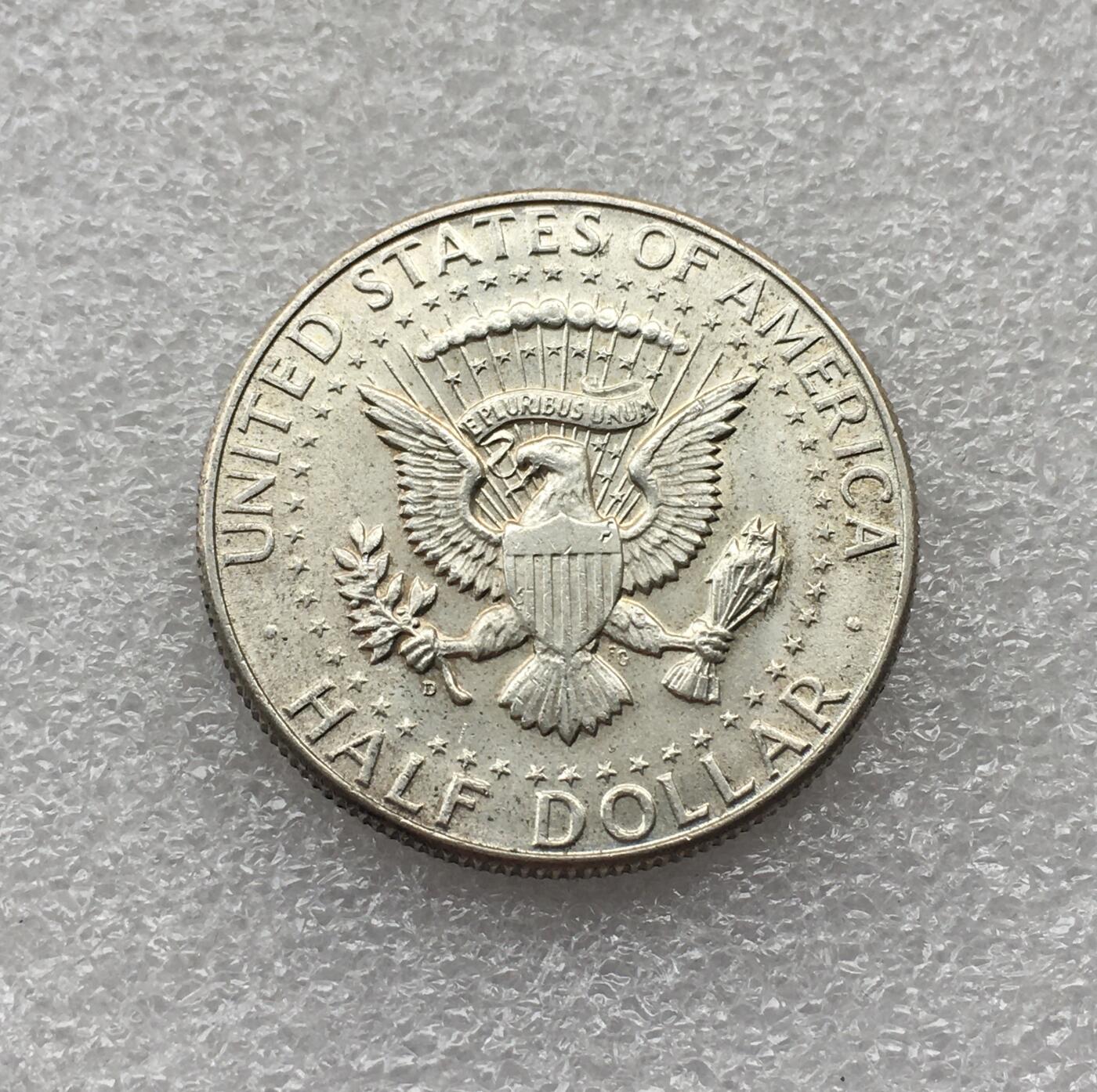 世界钱币专场拍卖 每周二开拍 1964年美国肯尼迪半美元银币 90%银