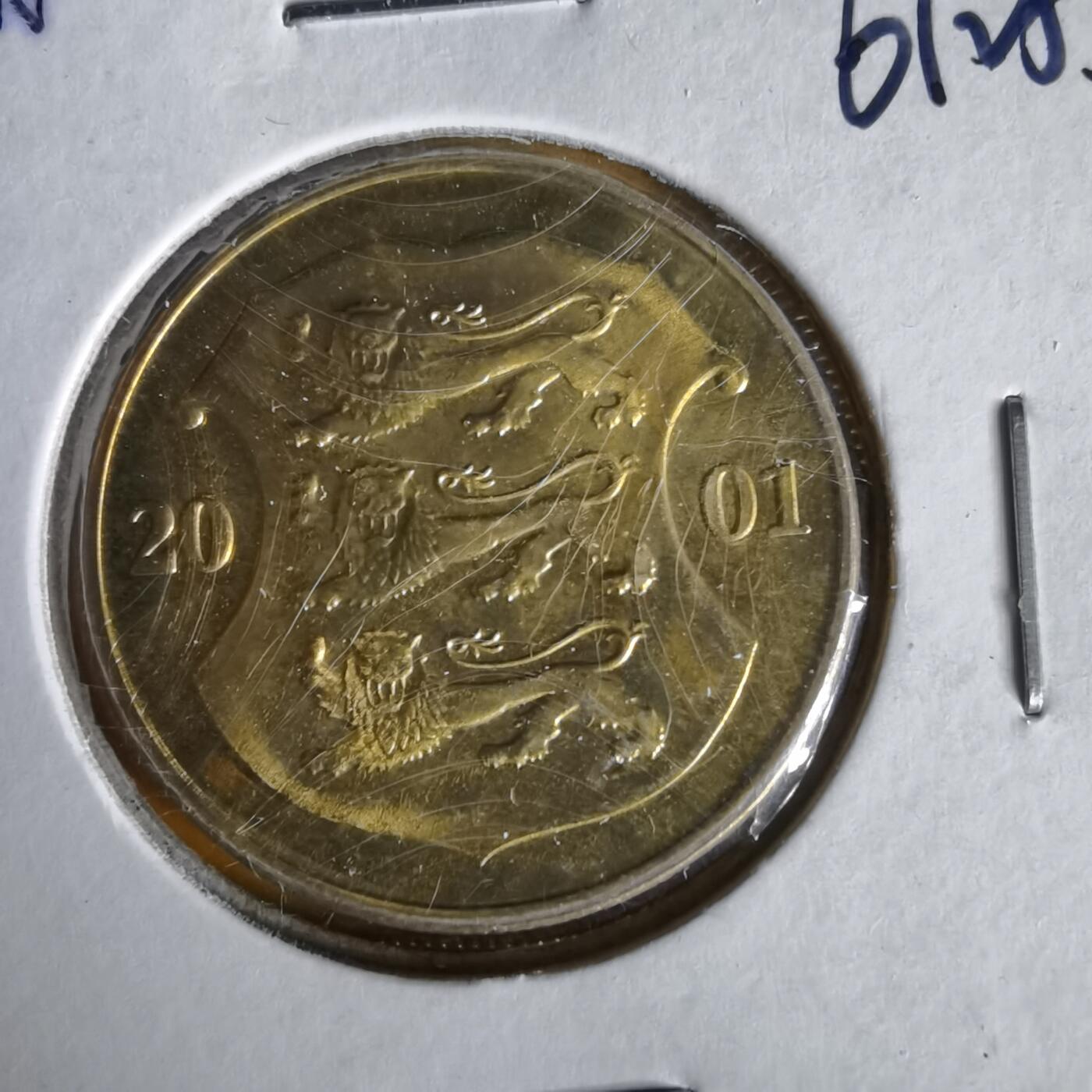 沼泽如烟--第1061场 爱沙尼亚2001年1克朗