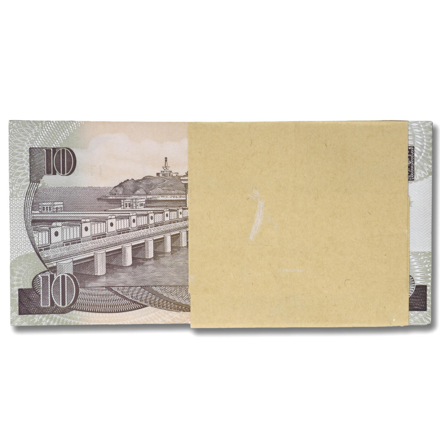 1998年朝鲜-第四版纸币10元小章版-票样整刀100张整刀100张，刀货