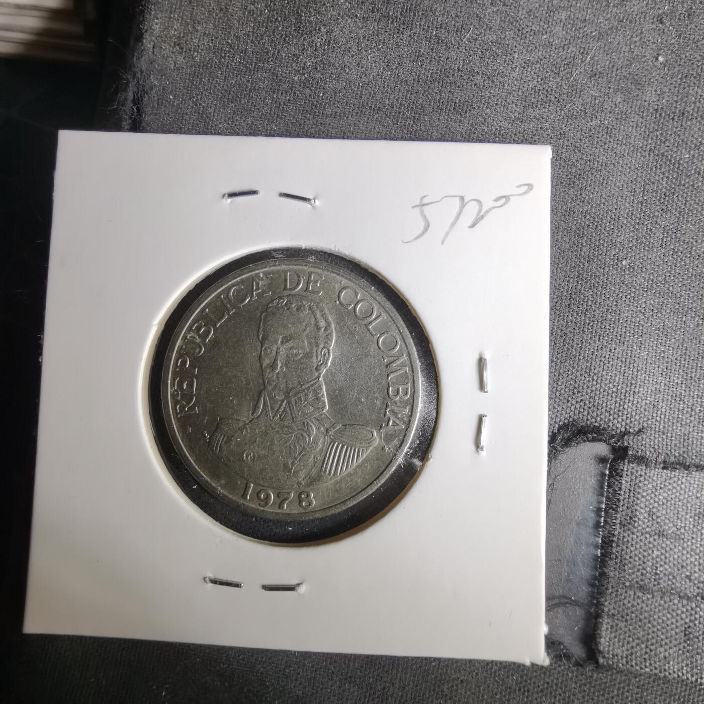 沼泽如烟--第1057场 哥伦比亚1978年1比索