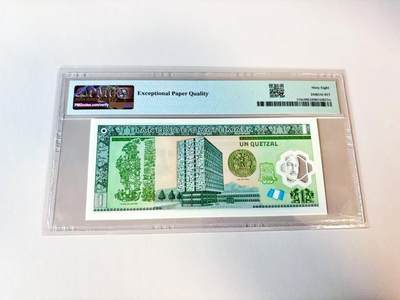 【Blue Auction】世界纸币精拍第811期——18级TOP拍卖/信誉/品质/专业/高效💫 危地马拉 2012年1查格尔 PMG68EPQ 高分 