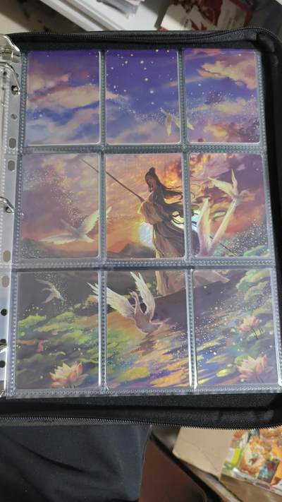 霸总卡牌第七期（低佣金 放心拍 周五23点截拍）持续收拍中～ 趣卡社宋诗月李清照 拼图卡一套