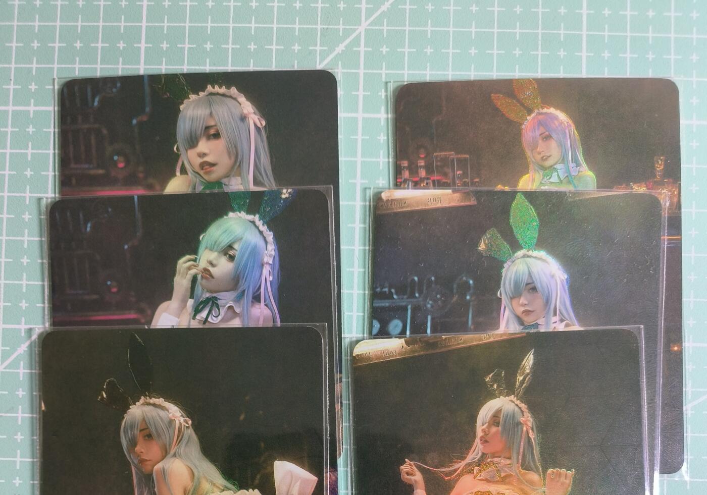 C先生卡牌 第27期 持续收拍品中…零手续费代拍 【彩闪】墨卡文化《Cosplay 系列》6张套 艺术