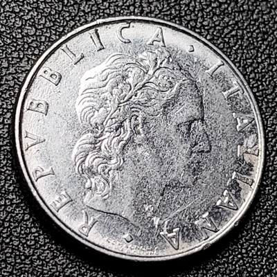 泉币菌-第228场-三月三 上巳节专场 拍品多 请提前出价 意大利  50里拉 锻冶之神 伍尔坎 24mm