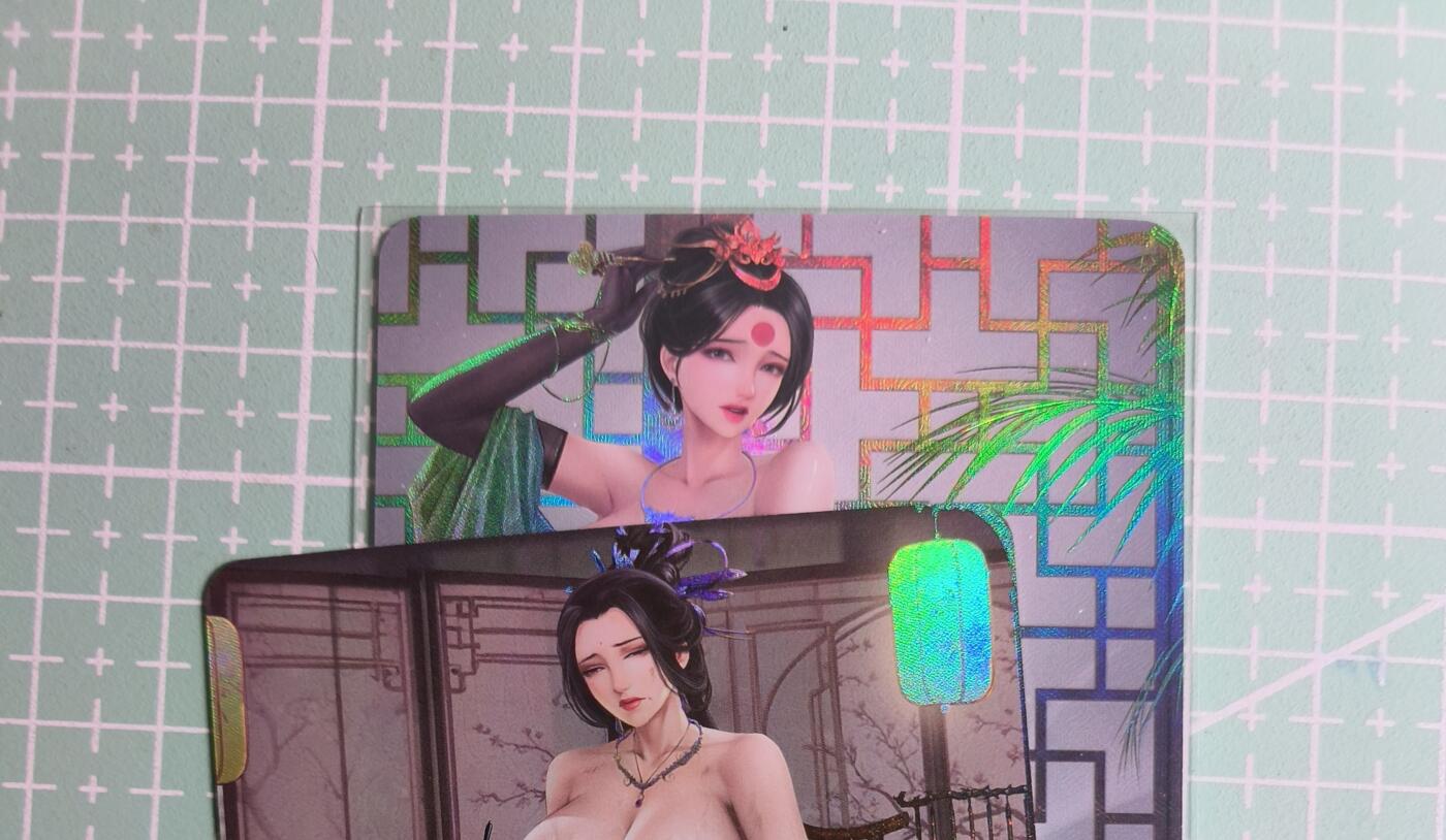 C先生卡牌 第27期 持续收拍品中…零手续费代拍 【彩闪】墨卡文化《古风系列》2张 艺术