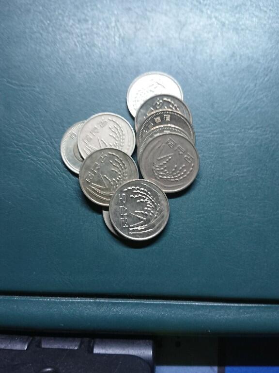 松南世界钱币——260420 韩国50元镍币5枚合计500元