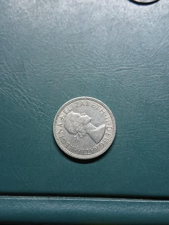 松南世界钱币——260420 英国2先令女王镍币