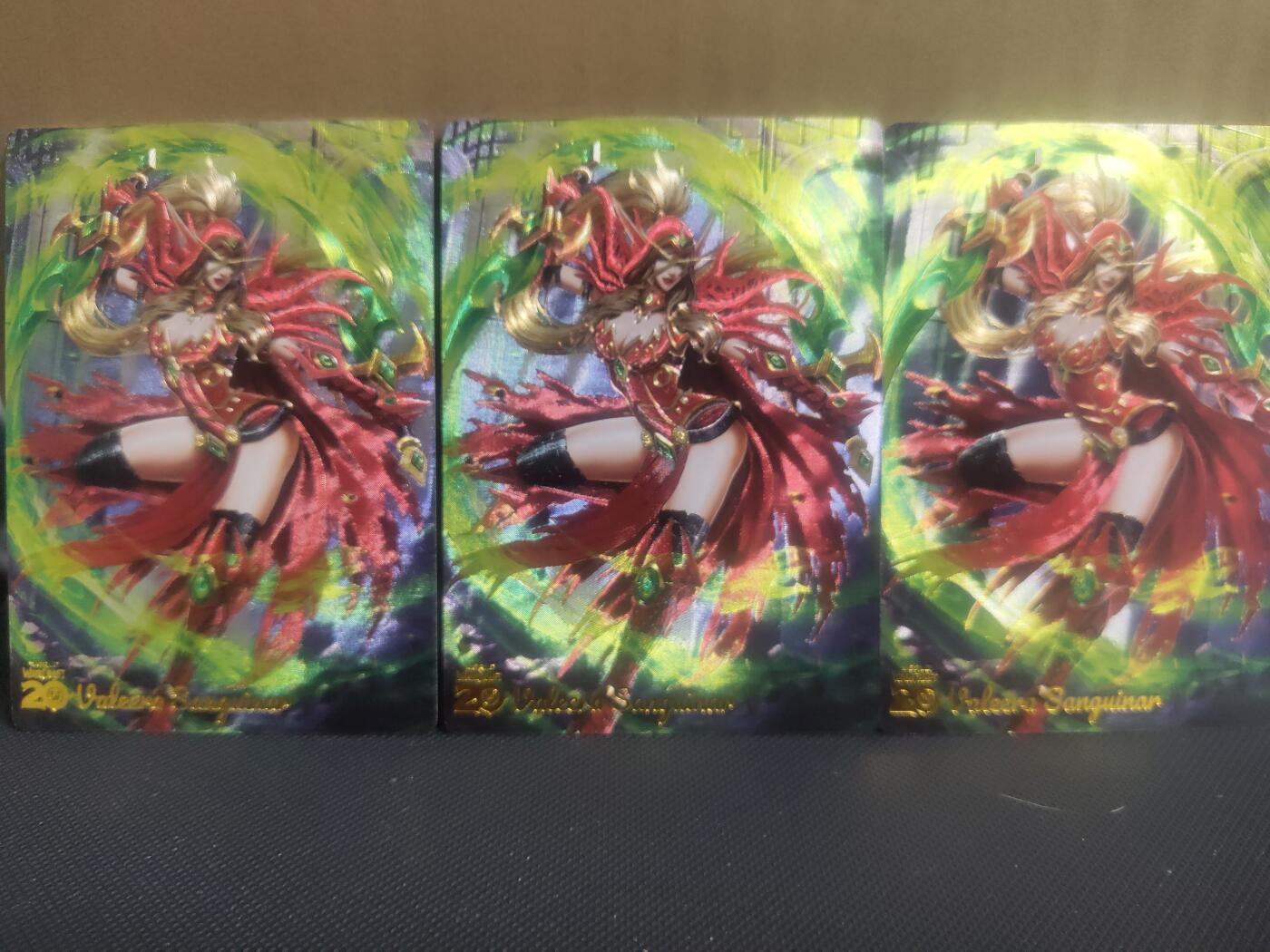 【持续收拍品】-琦卡当当铺～第42期★★~支持寄存★★~【9点40结束】扫码加群抽[包邮券]~ 奇点-魔兽世界20周年-瓦莉拉-粗闪-3宫-3张