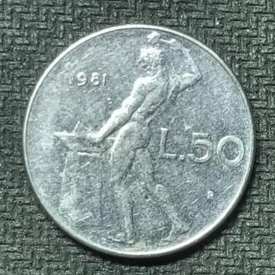 逸泉钱币2026第十九场世界钱币纪念币B2310-2754 2414意大利1981年50里拉