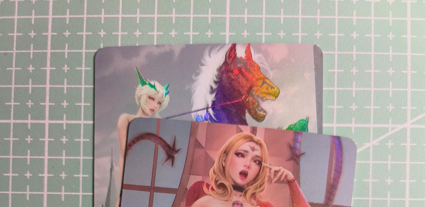 C先生卡牌 第27期 持续收拍品中…零手续费代拍 【彩闪】墨卡文化《古风系列》2张 艺术