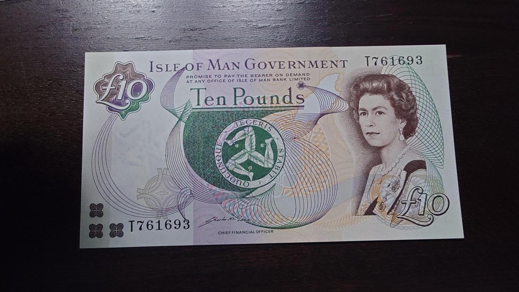 世界钱币～微拍第245期暨2026年第26期  新货卖剩品种部分上架提供选购【有看中的就一开始就出价，别为了晚付几天押金拖到最后，这里没出价的只要群里卖掉了就会撤】 马恩岛10镑 全新绝品无4尾号693