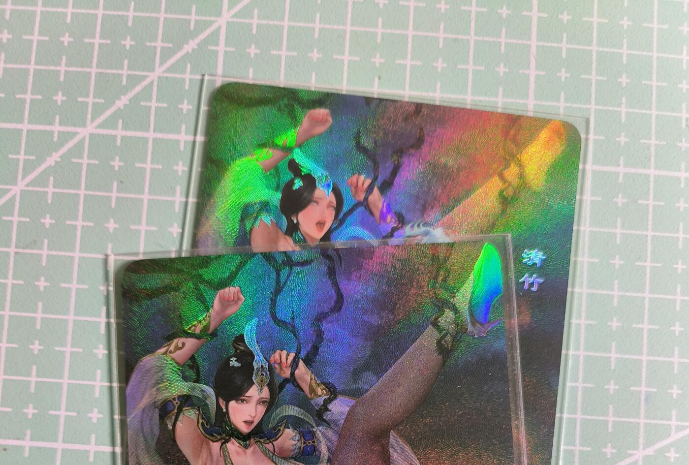 C先生卡牌 第27期 持续收拍品中…零手续费代拍 【彩闪】嘎嘎鸭《仙沉之刻》青竹道人 双服饰 艺术