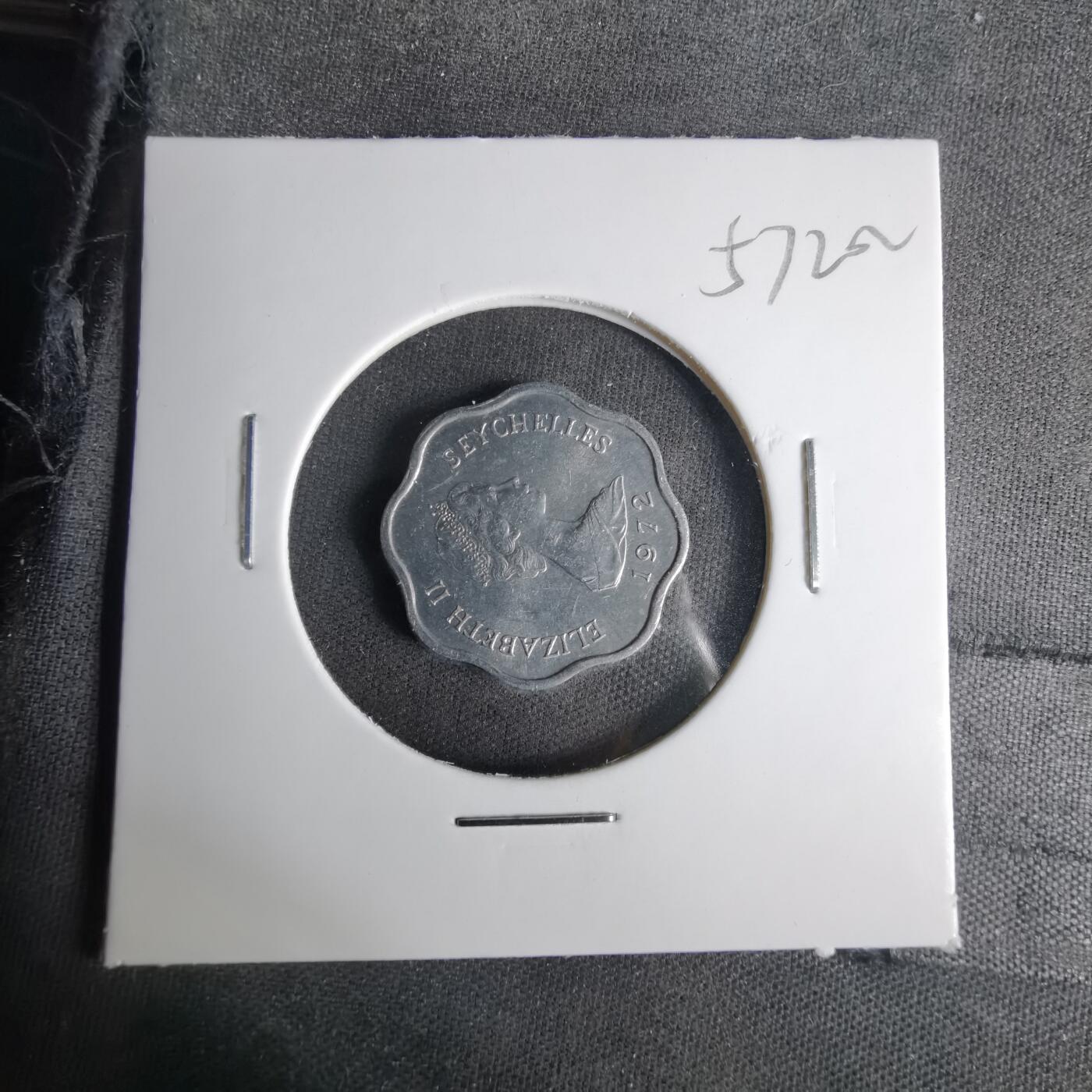 沼泽如烟--第1057场 塞舌尔1972年五分