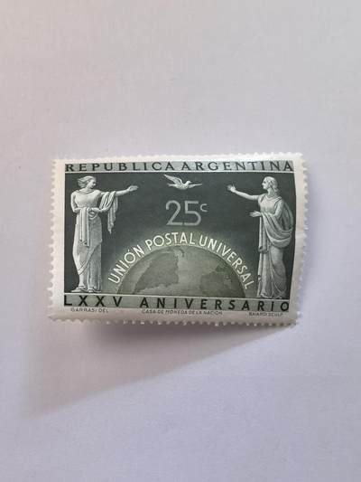 杂票 阿根廷邮票 1949年万国邮联1全新贴