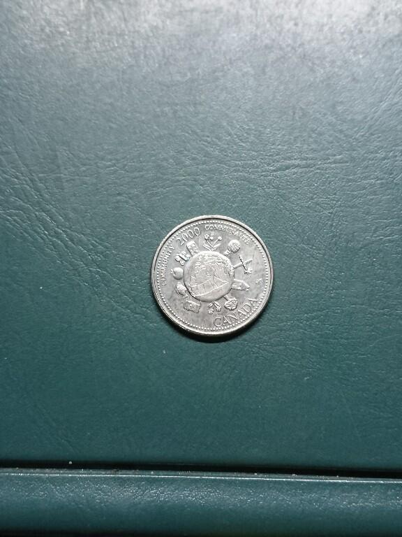 松南世界钱币——260420 加拿大25分纪念币