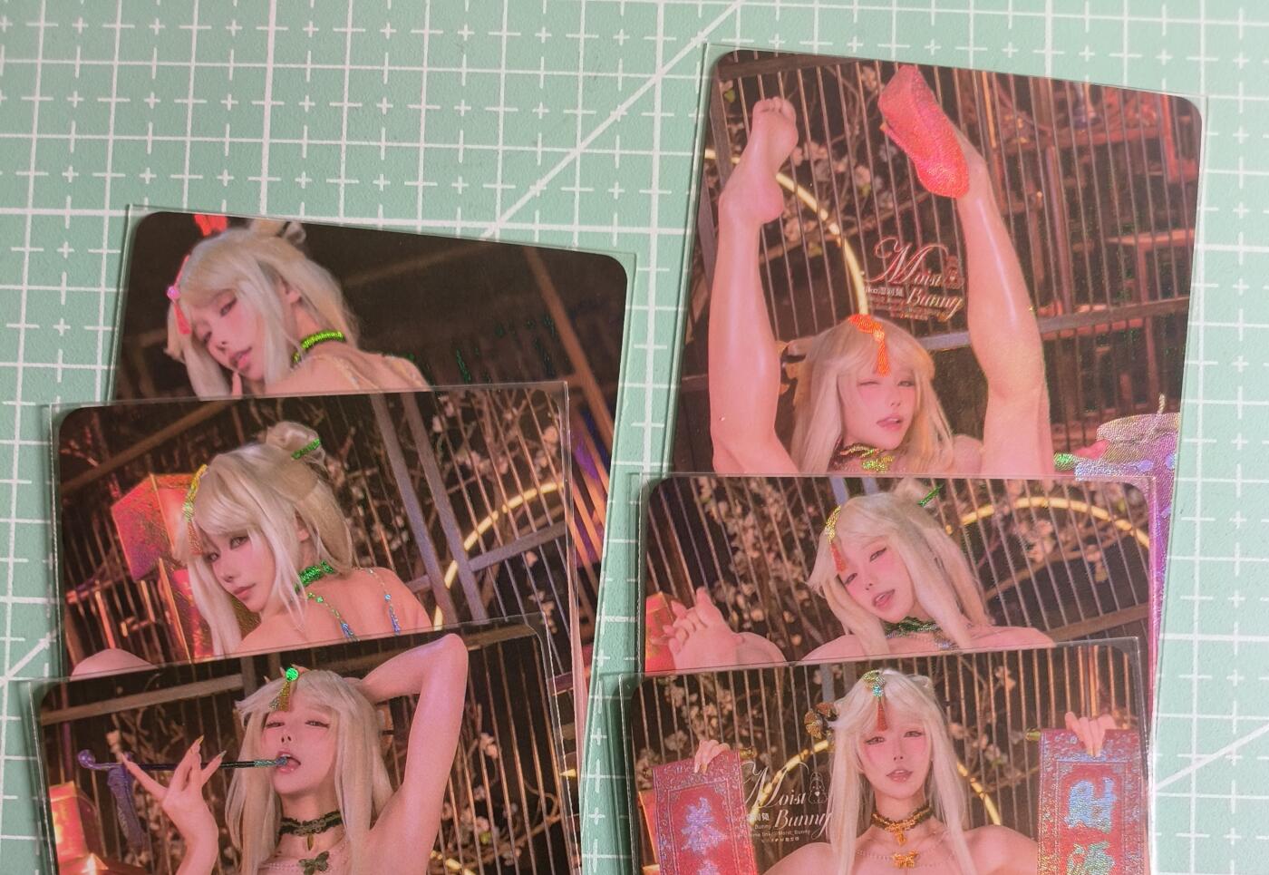 C先生卡牌 第27期 持续收拍品中…零手续费代拍 【彩闪】墨卡文化《Cosplay 系列》6张套 艺术