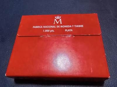 长老汇马年精选第十九场拍卖 西班牙1997年1000比塞塔精制银币 安东尼奥·卡诺瓦斯·德尔·卡斯蒂略（政治家和历史学家逝世100周年 925银13.5克 发行量：2万 盒证全