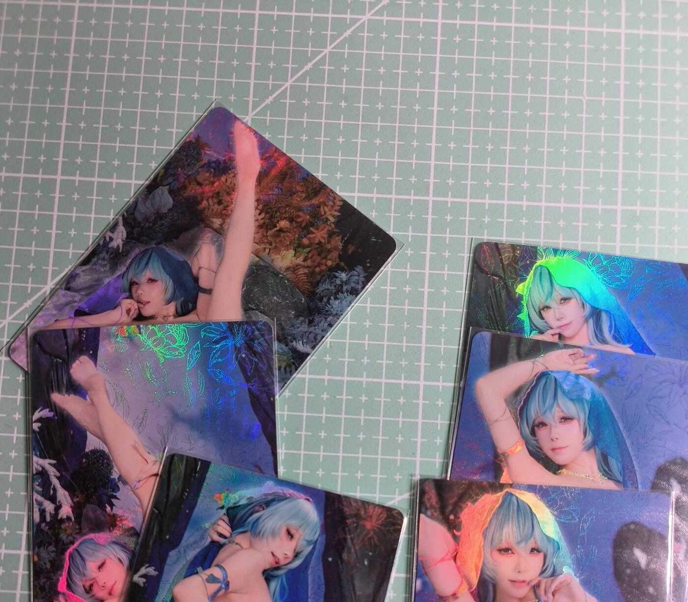 C先生卡牌 第27期 持续收拍品中…零手续费代拍 【彩闪】墨卡文化《Cosplay 系列》6张套 艺术