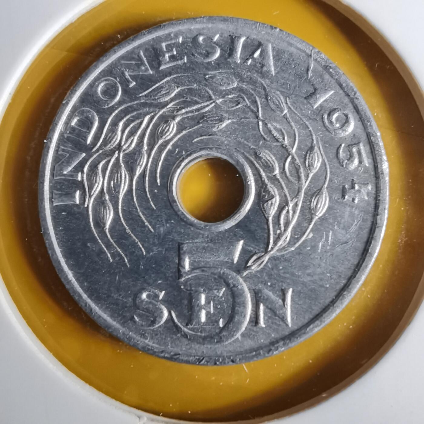 沼泽如烟--第1057场 印度尼西亚1954年五分