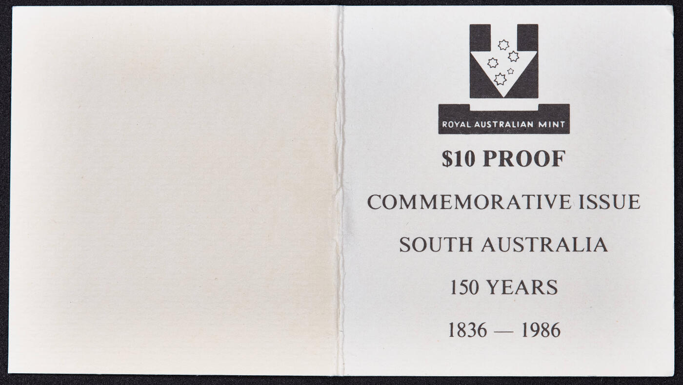 【俄甄集藏】满园春色-2026年(051)04-22星期三 晚 19:30 全场包邮 澳大利亚1986年行政区系列-南澳大利亚州10元精制银币，原盒证，重20克，925银，发行量52150枚