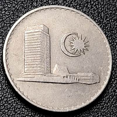 泉币菌-第228场-三月三 上巳节专场 拍品多 请提前出价 马来西亚1973年20仙 大厦版 铜镍币 23.6mm