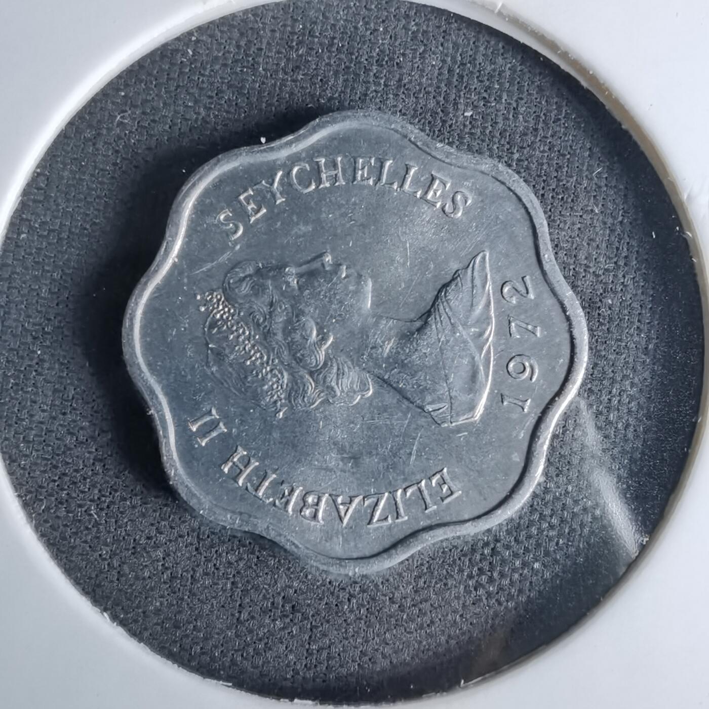 沼泽如烟--第1057场 塞舌尔1972年五分