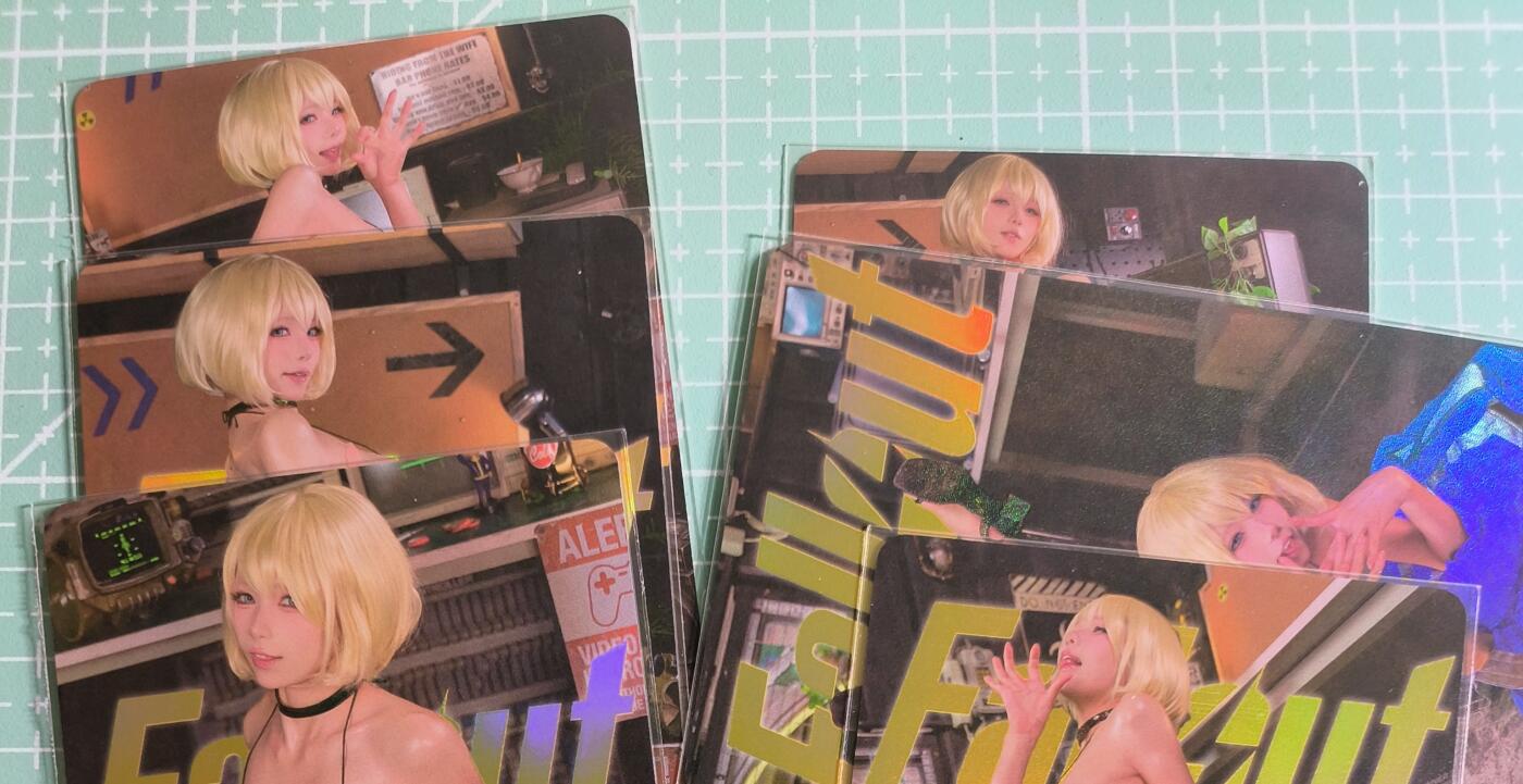 C先生卡牌 第27期 持续收拍品中…零手续费代拍 【彩闪】墨卡文化《Cosplay 系列》6张套 艺术