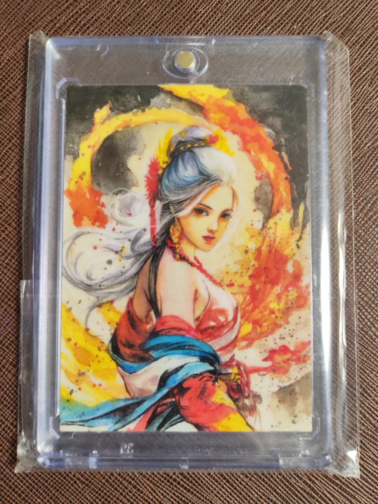 第112期阳大大卡牌拍卖第112期（持续收拍品，周六晚上九点截拍，进群福利早知道） 【手绘卡】半壶沙 火云乾坤 手绘盒里拆出 绝色手绘卡1/1