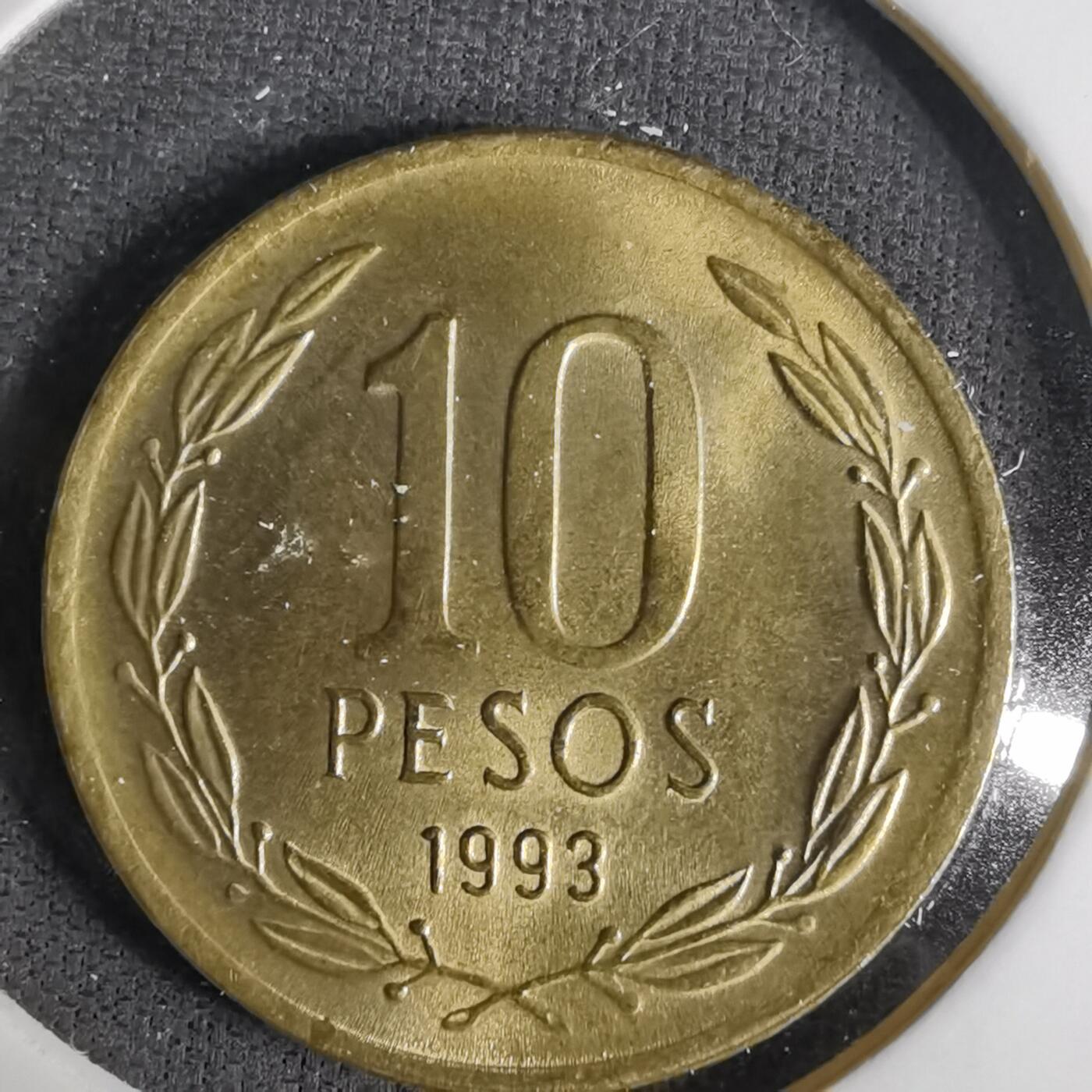 沼泽如烟--第1057场 智利1993年10比索