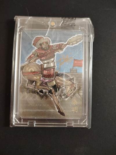 卡牌限时033期专场（25号晚20点截拍） - 橙卡文化 忠义罡煞五虎篇 亲签卡砖1张