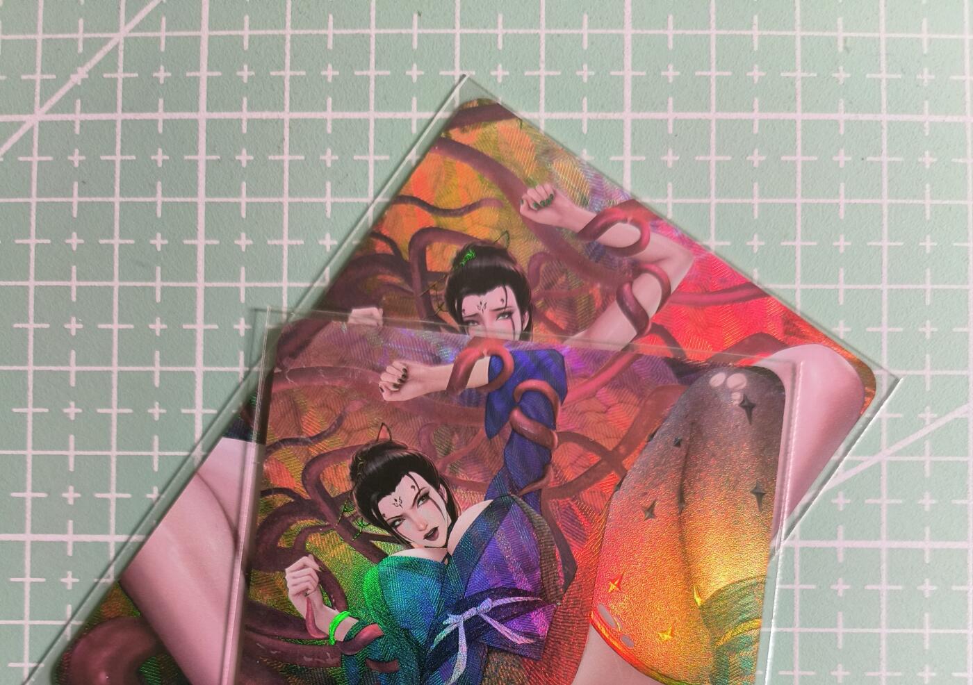 C先生卡牌 第27期 持续收拍品中…零手续费代拍 【彩闪】嘎嘎鸭《卡通人物》四妹 双服饰 艺术