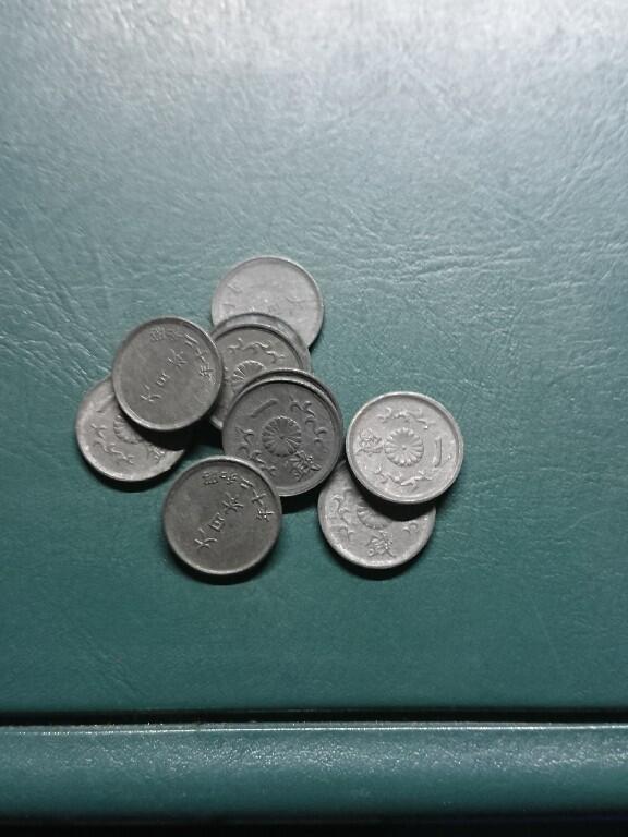 松南世界钱币——260420 日本二战后期一钱锡币10枚